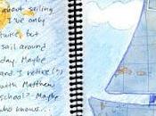 Sailboat Collage Journal Page