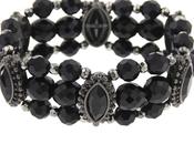 Steal Day: Nightfall Black Stretch Bracelet