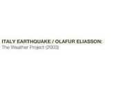 Italy Earthquake Olafur Eliasson: Weather Project (2003)
