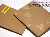 Embossed Mini Notebooks
