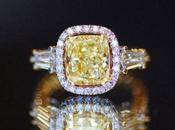 Jewel Week Here Comes Sun...Fancy Light Yellow Diamond Ring