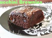 Zucchini Brownies with Minute Chocolate Frosting