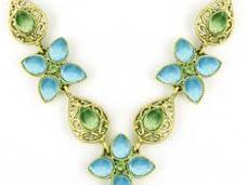 Steal Day: Peridot Floral Necklace