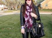 Outfit: Faux Leather with Pops Color