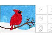 Winter Cardinal Painting