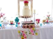 Pretty Floral Wedding Table Paper Style