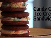 Candy Cane Cream Sandwiches