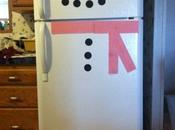 Easy Christmas Craft: Snowman Fridge