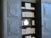 Rustic Plaster Wall, Antiqued Bookcase Great Client Friend