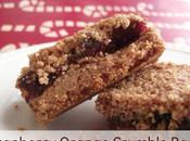 Cranberry Orange Crumble Bars