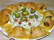 Taco Meatball Wreath Appetizers Meal