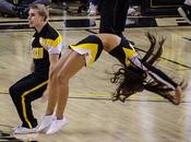 Cheerleader Getting Backflip