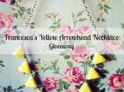 Francesca's Yellow Arrowhead Necklace