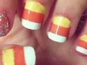 Tutorial: Candy Corn Nails