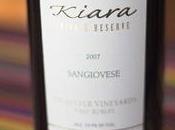 Wine Wednesday Kiara Reserve Sangiovese