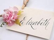 Vintage Wedding Calligraphy Place Name Cards Exclusive!