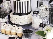 Black White Chic Dessert Table Life Sweet Candy Buffets