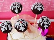 Chocolate Snowflake Cake Pops