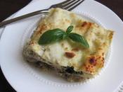 White Lasagna with Mushrooms, Spinach Turkey