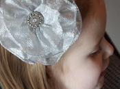 Silver Ribbon Hair Clip