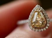 Jewel Week Delicate Details: Fancy Light Yellow Diamond Ring