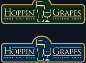 Hoppin' Grapes Logo Design