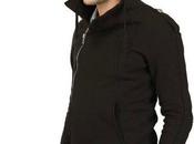 Balmain Cotton Fleece Asymmetric Hooded Jacket