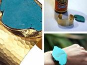 Turquoise Gold Cuff Tutorial