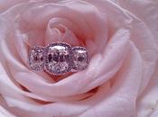 Jewel Week Henri Daussi Three-Stone Halo Diamond Ring
