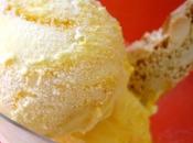 Mango Ripple Cream with Macadamia Biscotti