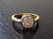 Jewel Week Gorgeous Gold: Bezel Diamond Engagement Ring