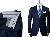 M.J. Bale Colmar Sharkskin Denim Suit