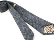 Brie Charcoal Chambray Necktie
