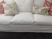 Real Life: White Slipcovers-keeping Clean.