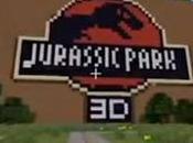 Watch: Jurassic Park Recreated Minecraft