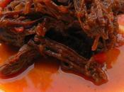'Ropa Vieja' 'Old Clothes' Meat Whim Slow Cooked Shredded Cuban Flank Steak Sofrito Sauce