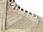 Summer Crisp: Bottega Veneta Fringed Intrecciato Suede Sneakers