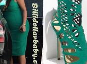 Kardashian Jimmy Choo Emerald Green Imogen Caged...