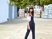 Outfit Polkadot Dungarees