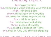 Tuesday Topics [Link-Up]: Four