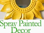 Spray Painted Decor