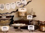 Moustache Party Dessert Buffet 40th Birthday Naatje Patisserie Cupcakes Cakes Nomie Boutique Stationery