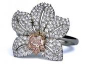 Jewel Week Exquisite Pink Diamond Orchid Ring
