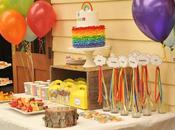 Rainbow Themed Birthday Party Rebellyous Cake