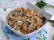 Pasta with Mushrooms Chipotle Cream Sauce