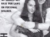 Posters Washington State Capitol Claim Laws Just Like Anti-Gay Discrimination