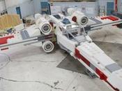 Check Amazing Life-Size X-Wing Fighter Made LEGO