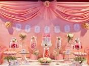 Bows Pink Roses Themed Table Milani's Birthday Christening Little Wish Cakes