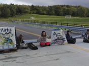 Coal Headquarters Shut Down Demonstrators Locked Tank Dirty Water