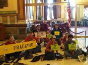 Fifth Arrest Anti-Fracking Sit-In Illinois Governor’s Office
